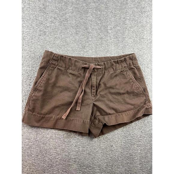 GAP Brown Women's Casual Shorts with Drawstring Waist Size 6 - Picture 1 of 8